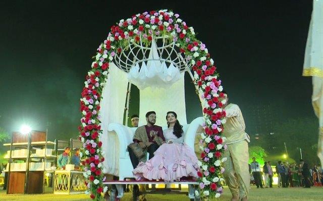 indian bride groom entry theme faridabad