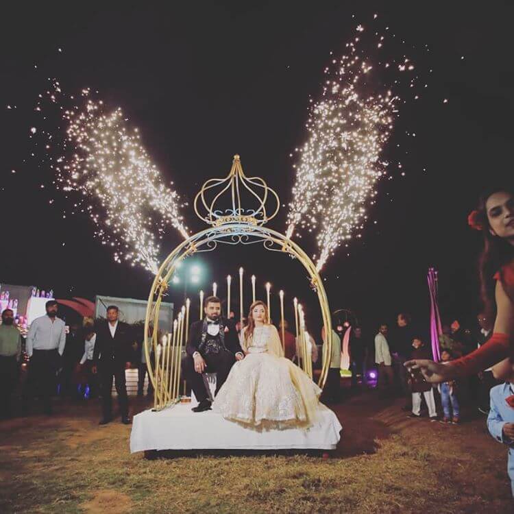 bride groom entry faridabad