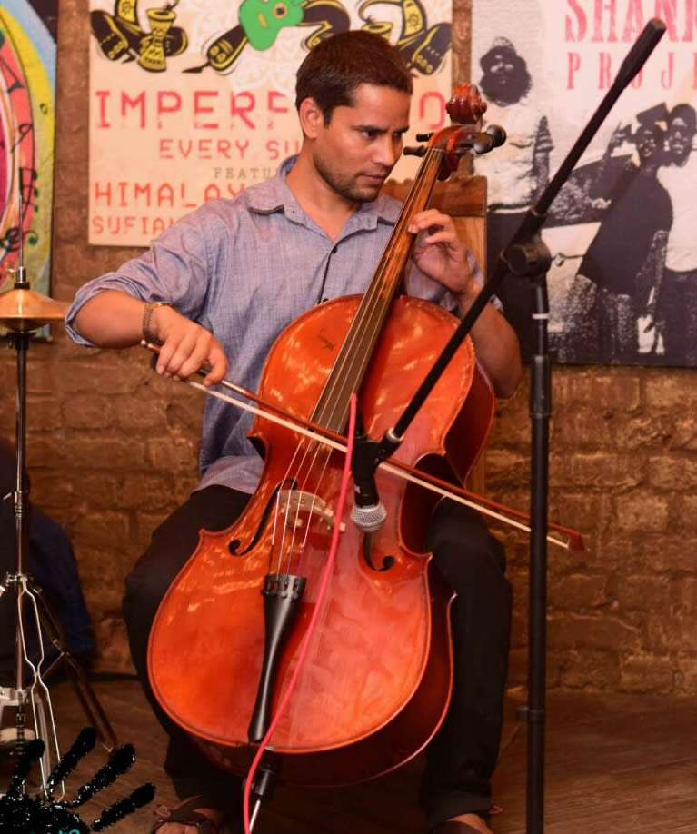 indian cello player faridabad india